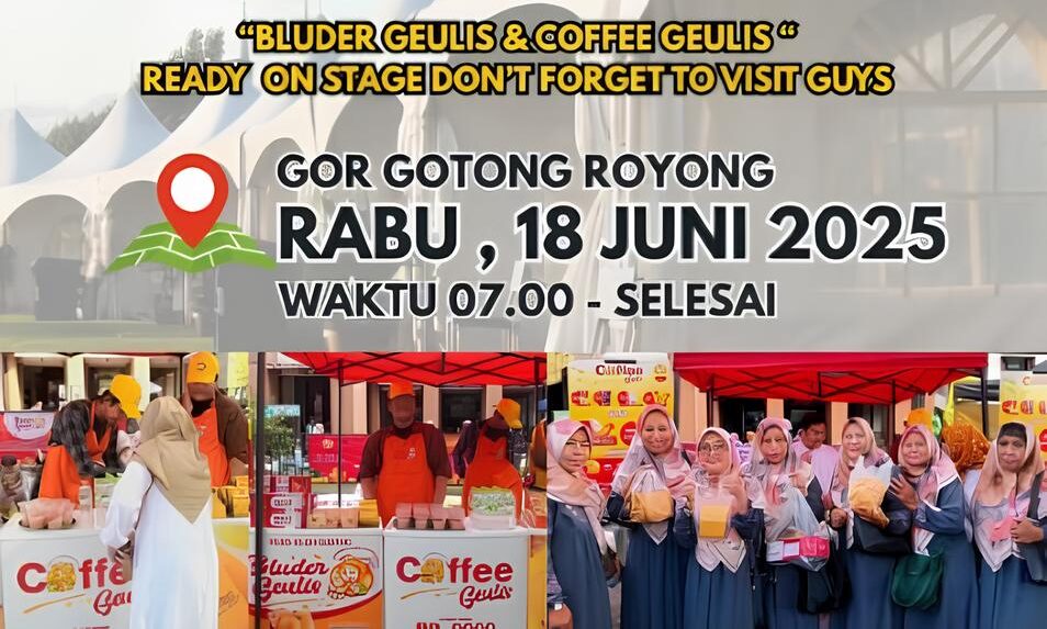 Kue khas Subang Bluder Geulis di acara GOR Gotong Royong